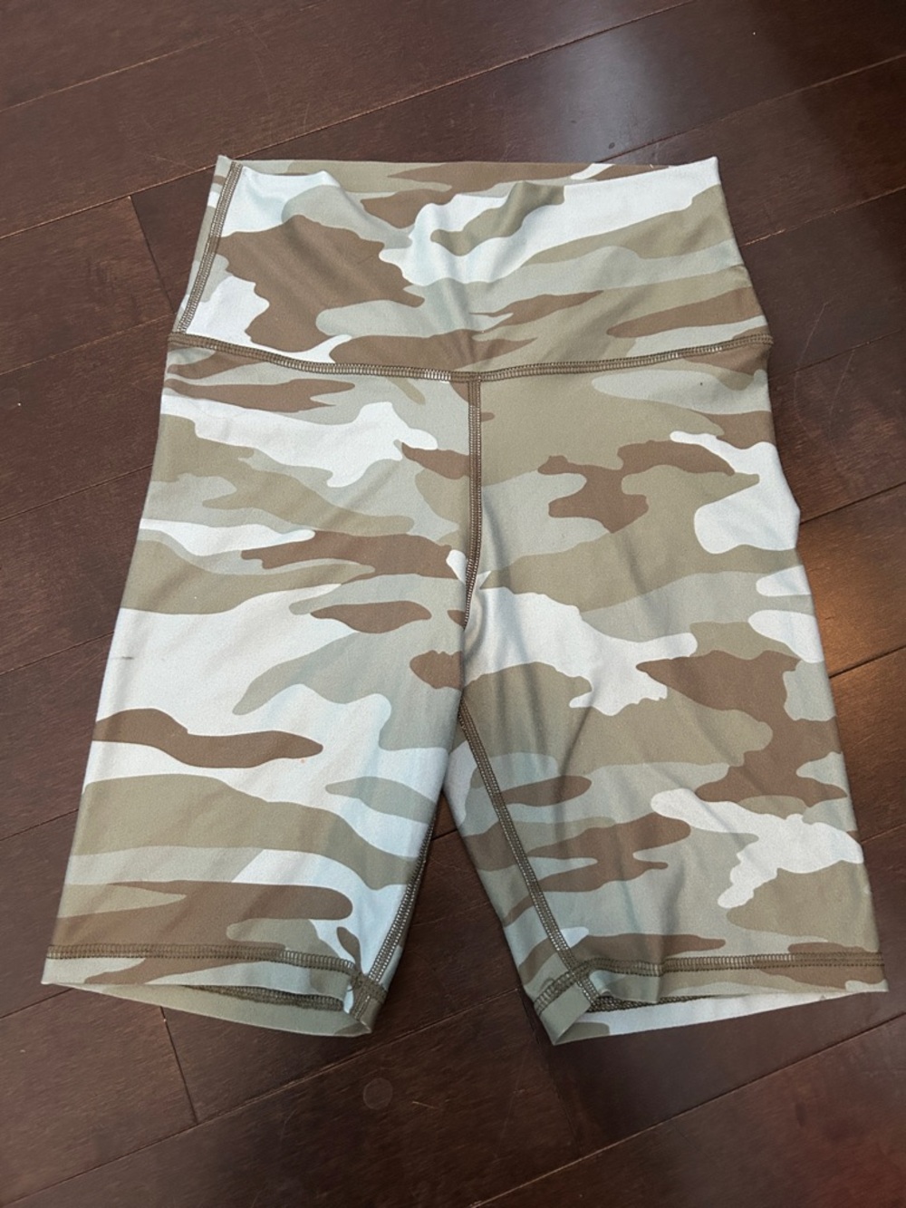 Aerie Camo High-Waist Biker Shorts